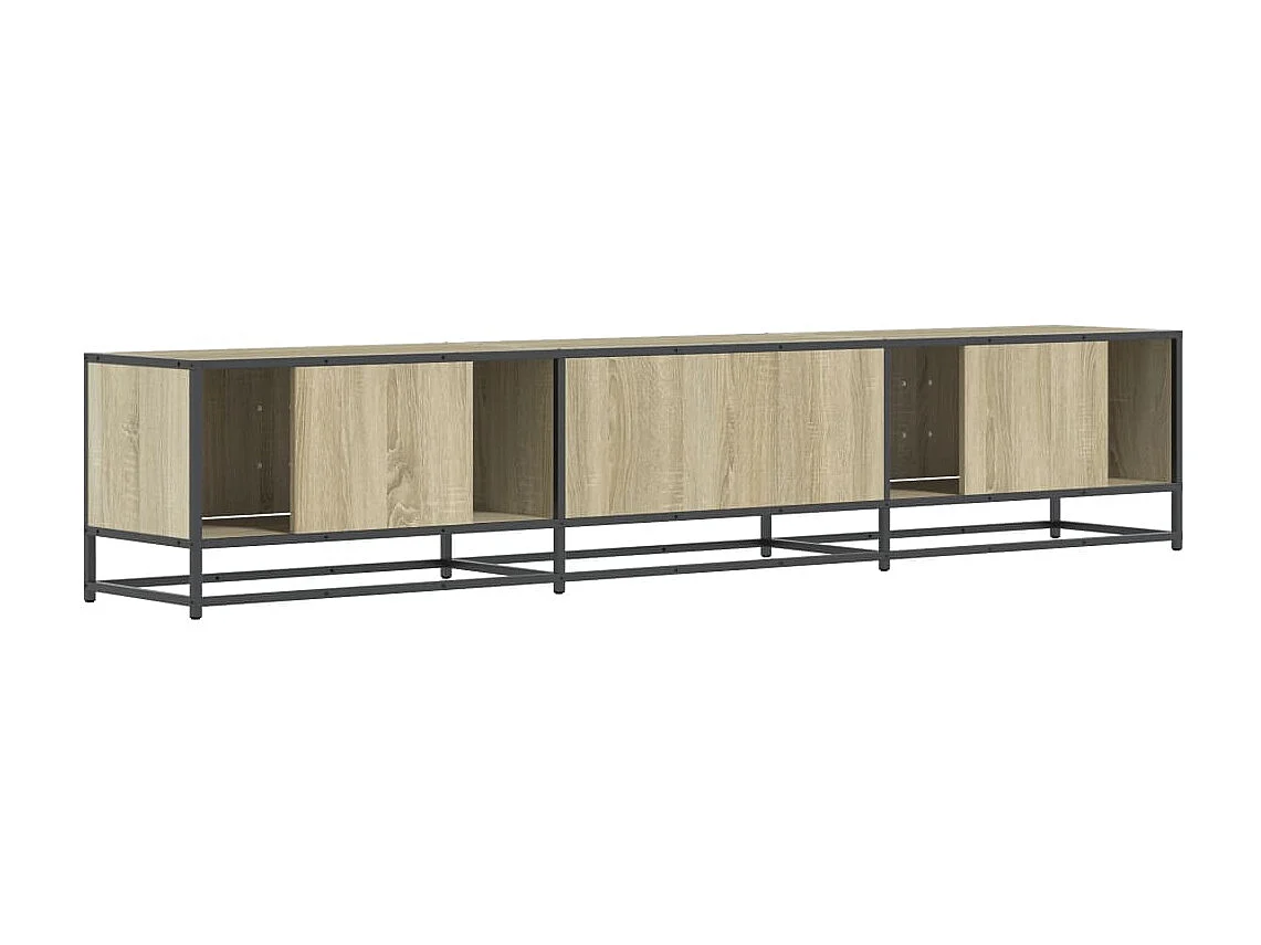 Mobile per TV Rovere Sonoma 210x35x41 cm in Truciolato
