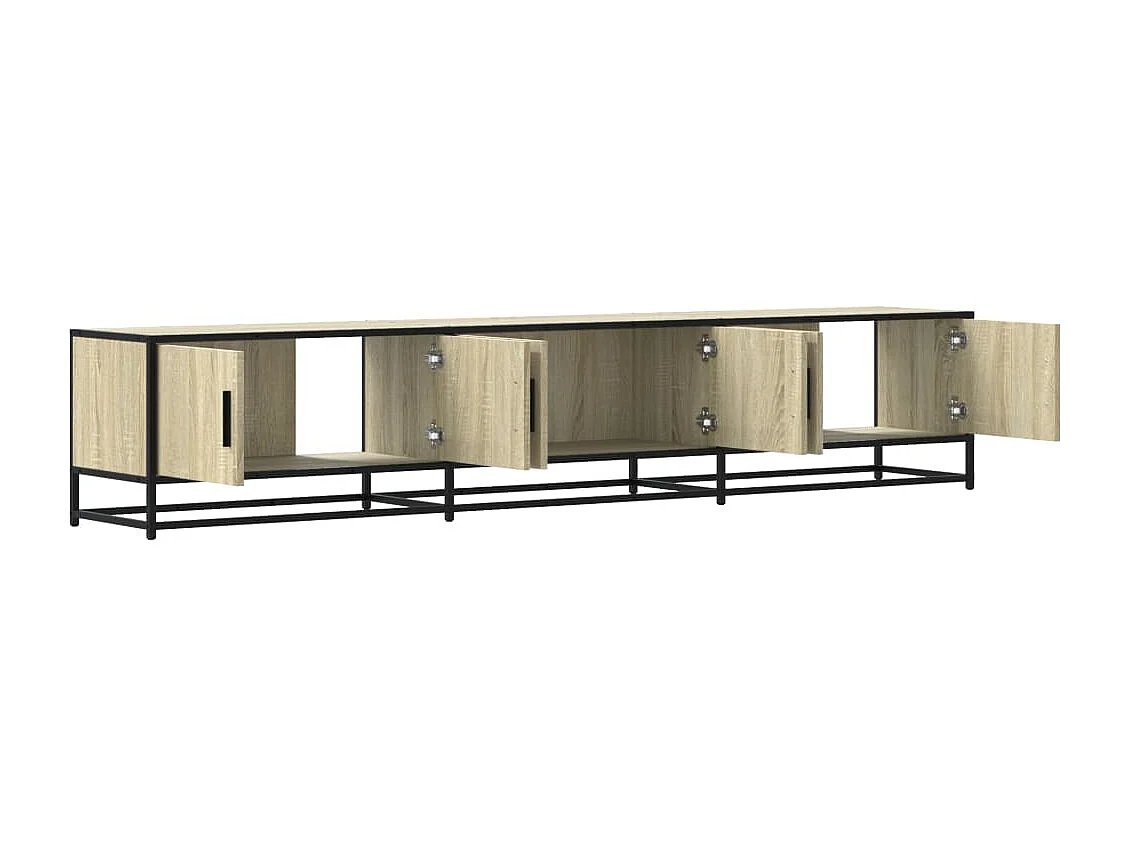 Mobile per TV Rovere Sonoma 210x35x41 cm in Truciolato
