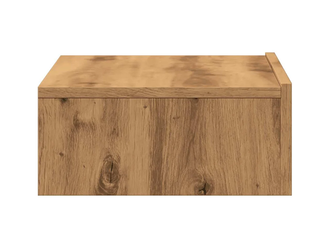 Meubles TV avec éclairages LED 2 pcs chêne artisanal