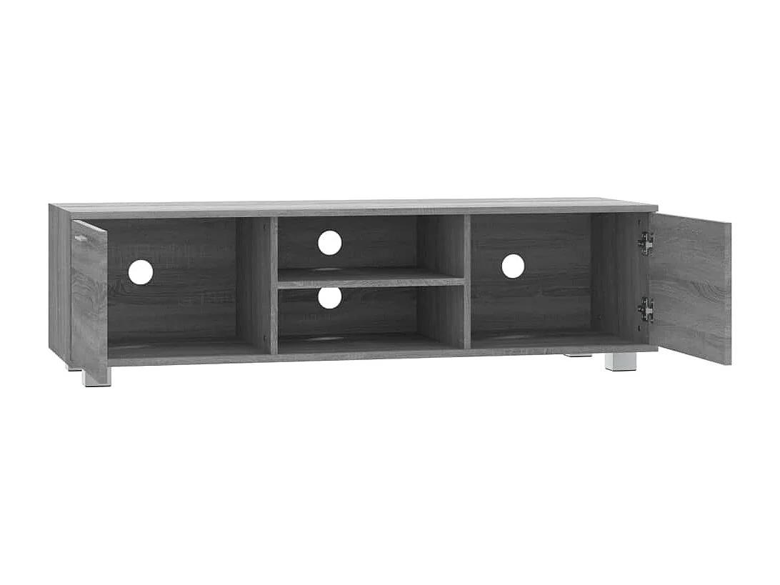 TV-Schrank Grau Sonoma 140x40,5x35 cm Holzwerkstoff