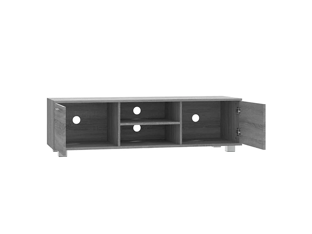 TV-Schrank Grau Sonoma 140x40,5x35 cm Holzwerkstoff