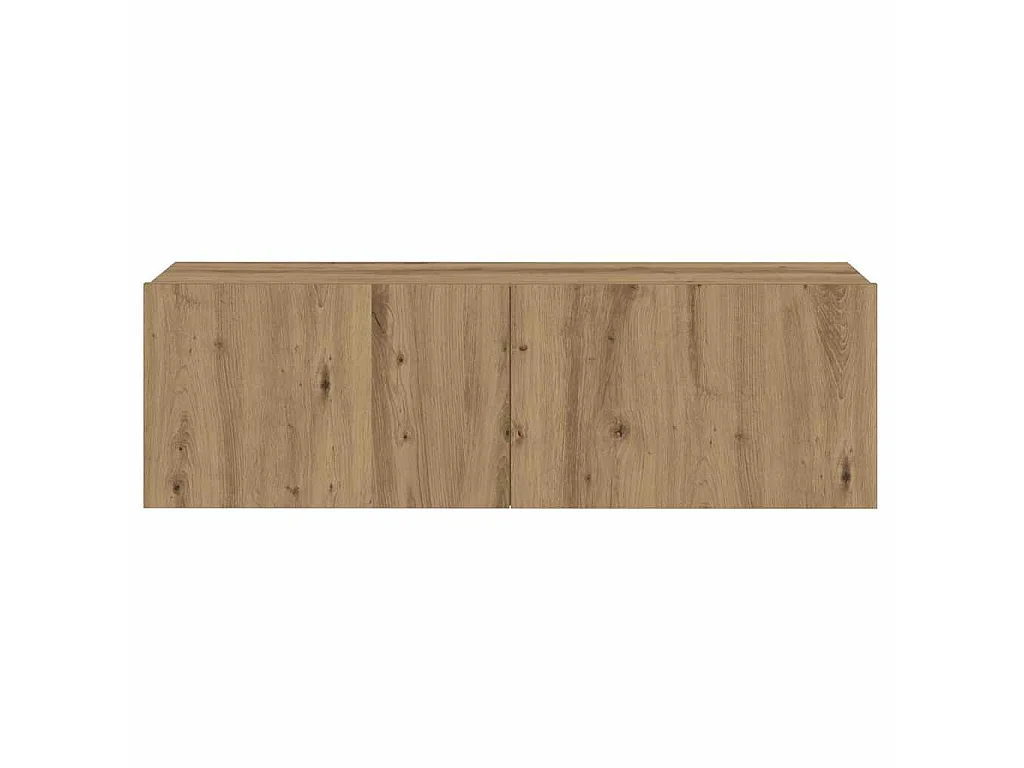 Meubles TV muraux 3 pcs chêne artisanal bois d'ingénierie