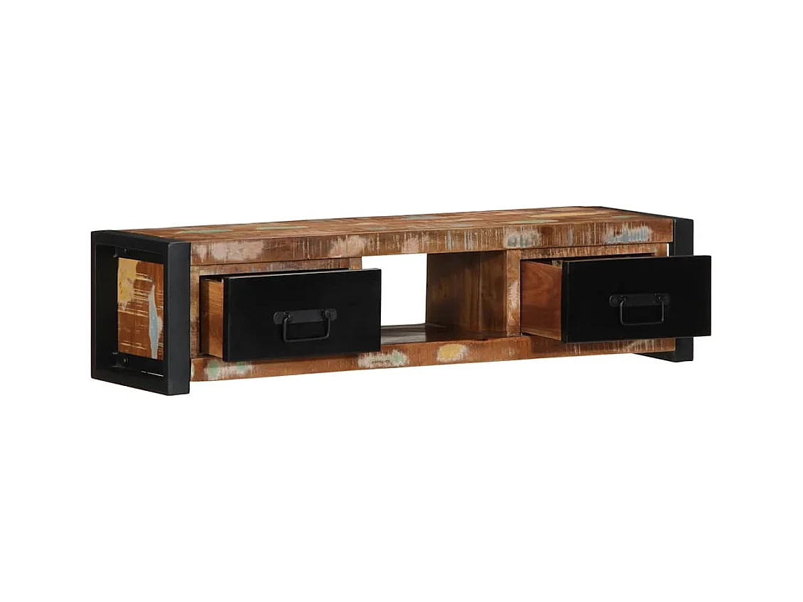 Tv-meubel 100x30x25 cm massief gerecycled hout
