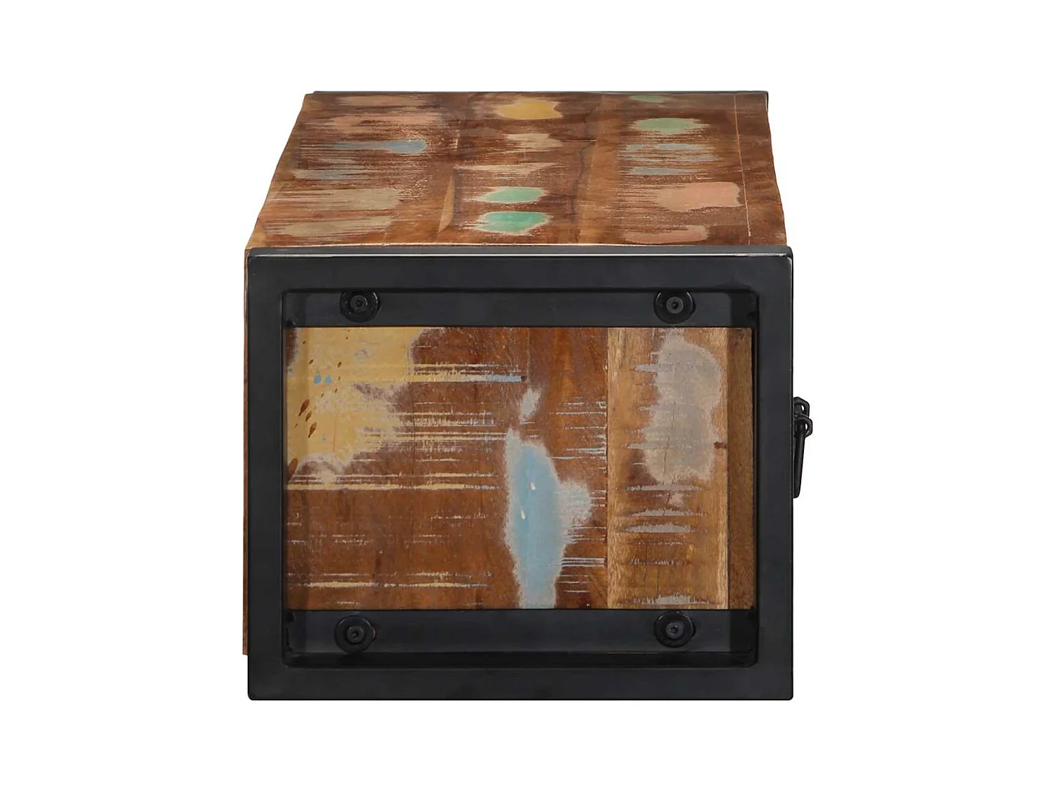 Tv-meubel 100x30x25 cm massief gerecycled hout