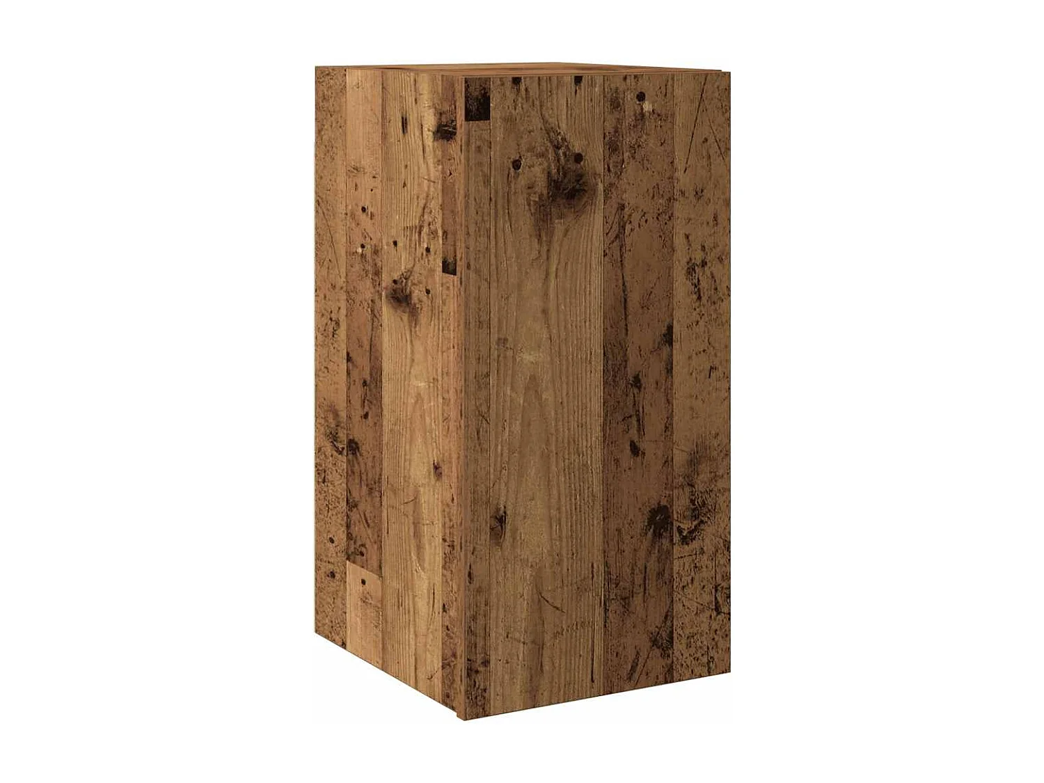 Muebles de TV de pared 4 uds madera vieja madera de ingeniería