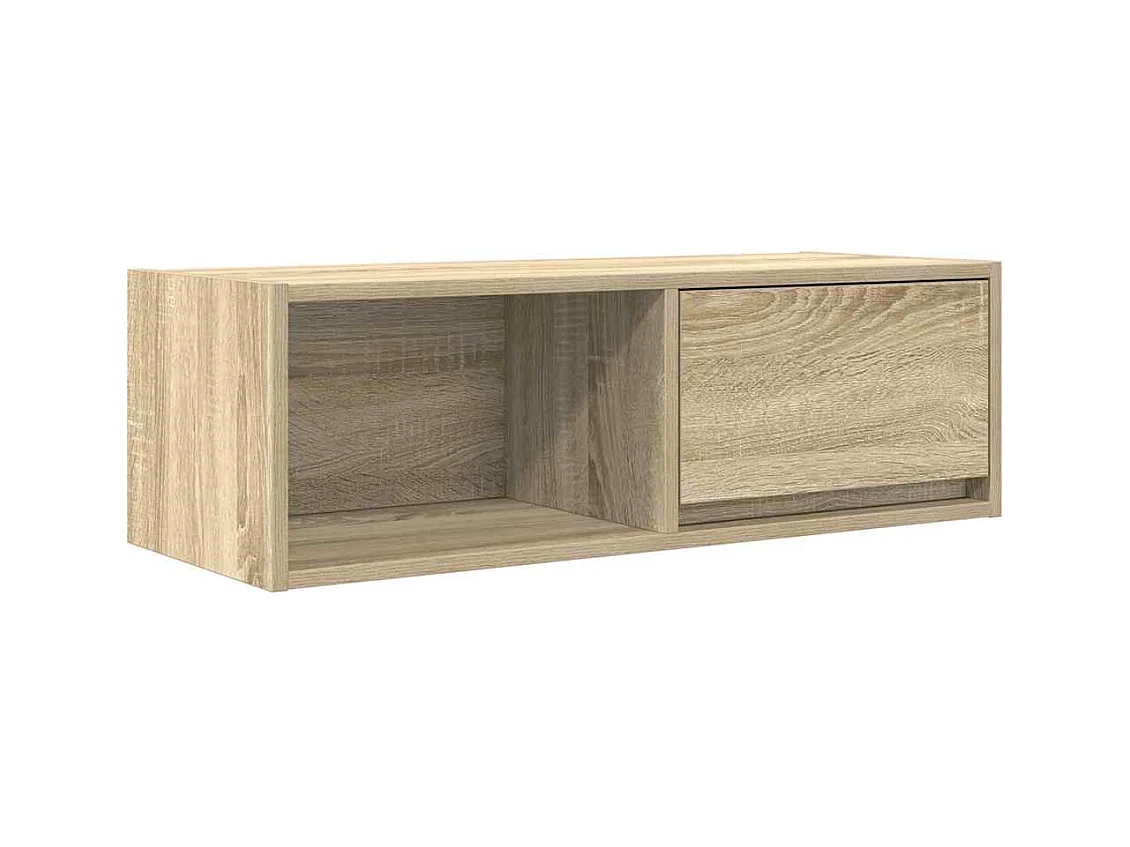 Tv-meubels 2 st 80x31x25,5 cm bewerkt hout sonoma eikenkleurig