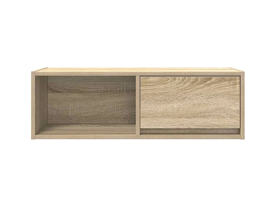 Tv-meubels 2 st 80x31x25,5 cm bewerkt hout sonoma eikenkleurig