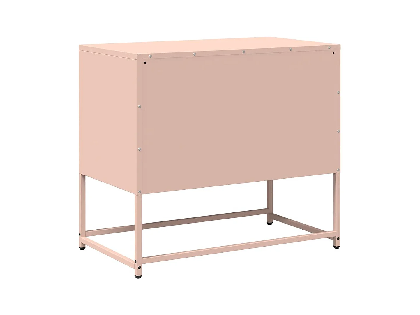 Tv-meubel 68x39x60,5 cm staal roze