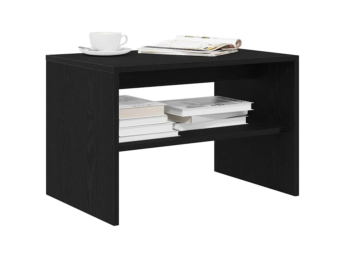 Meuble TV chêne noir 60x40x40 cm bois d'ingénierie