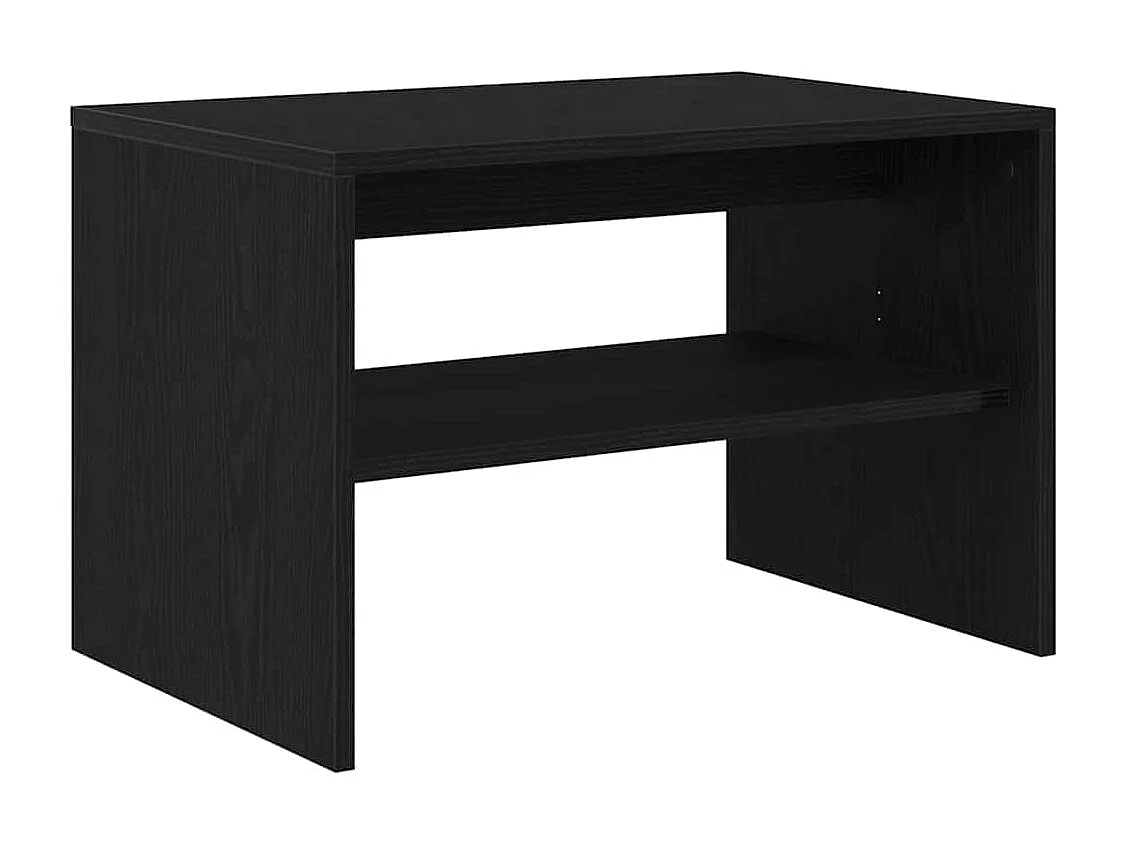 Meuble TV chêne noir 60x40x40 cm bois d'ingénierie