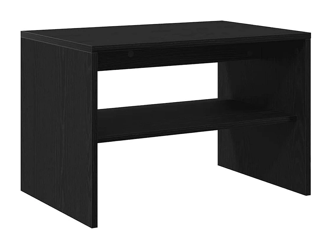 Meuble TV chêne noir 60x40x40 cm bois d'ingénierie