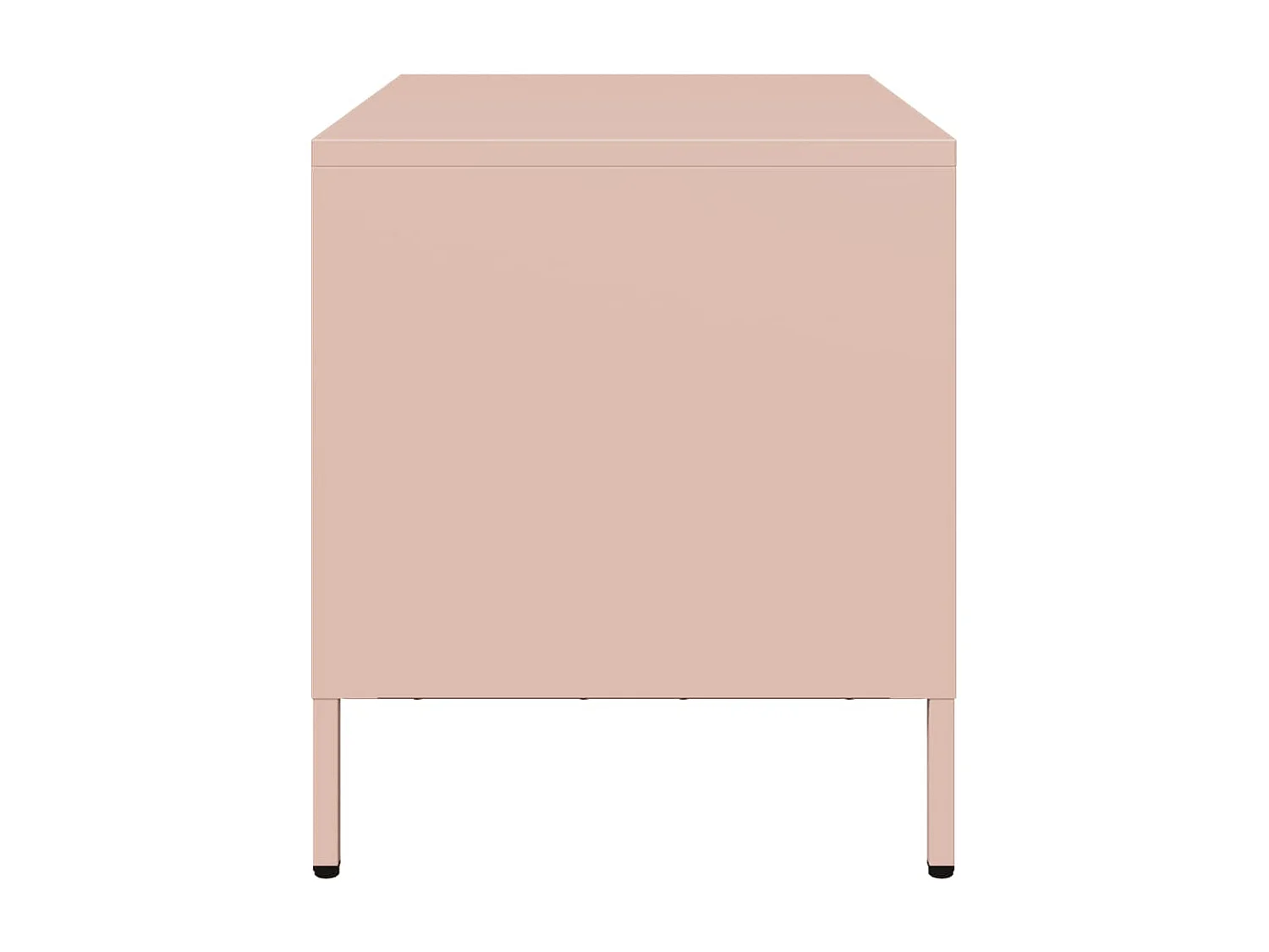 TV-Schrank Rosa 68x39x43,5 cm Kaltgewalzter Stahl
