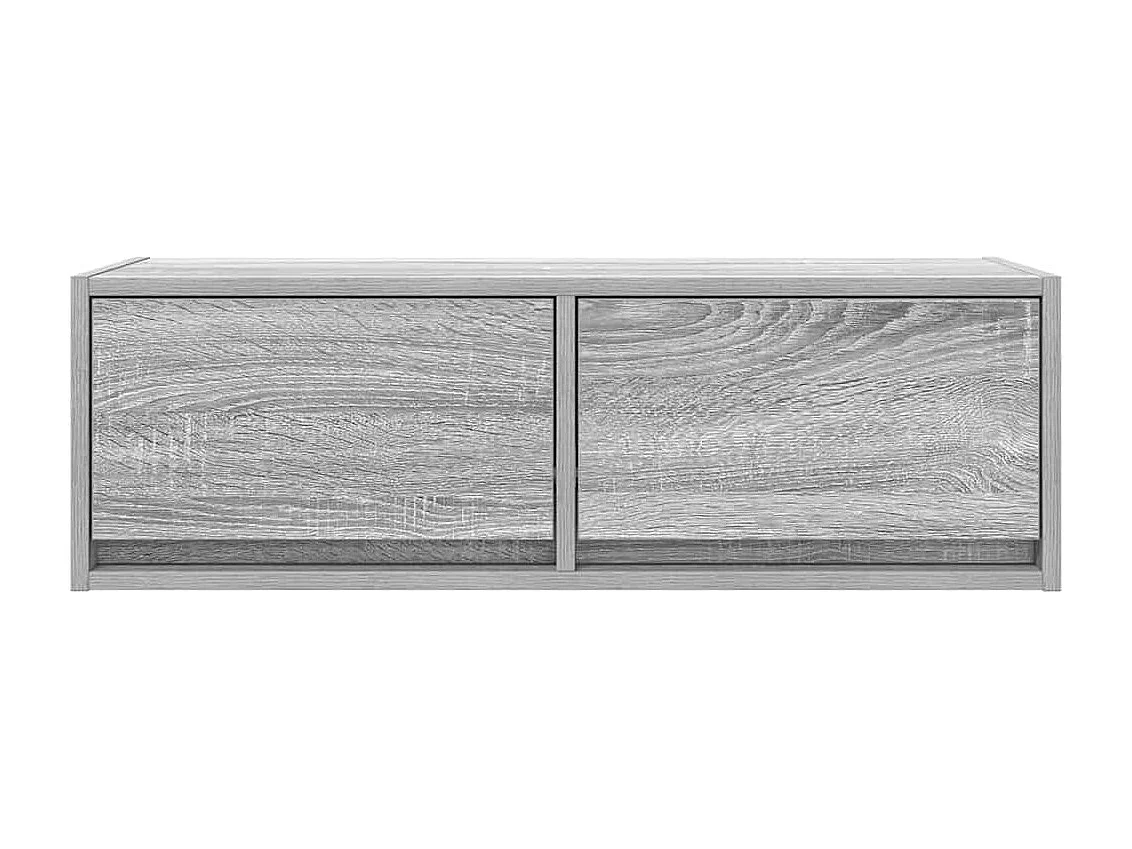 Meuble TV sonoma gris 80x31x25,5 cm bois d'ingénierie