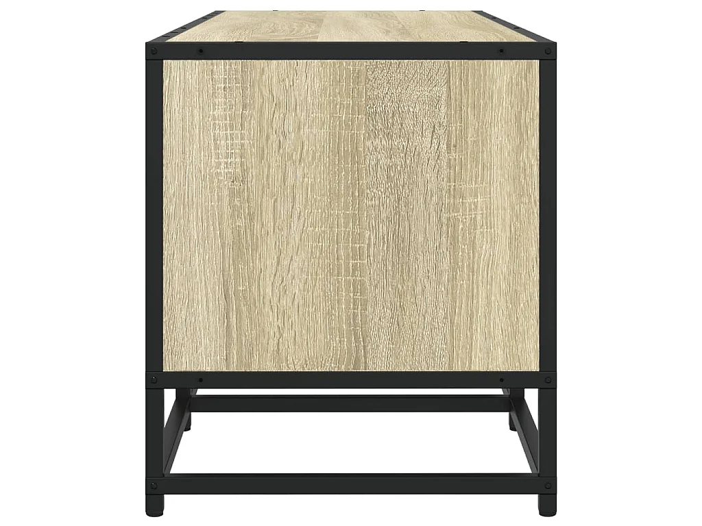 Tv-meubel 240x35x41 cm bewerkt hout sonoma eikenkleurig
