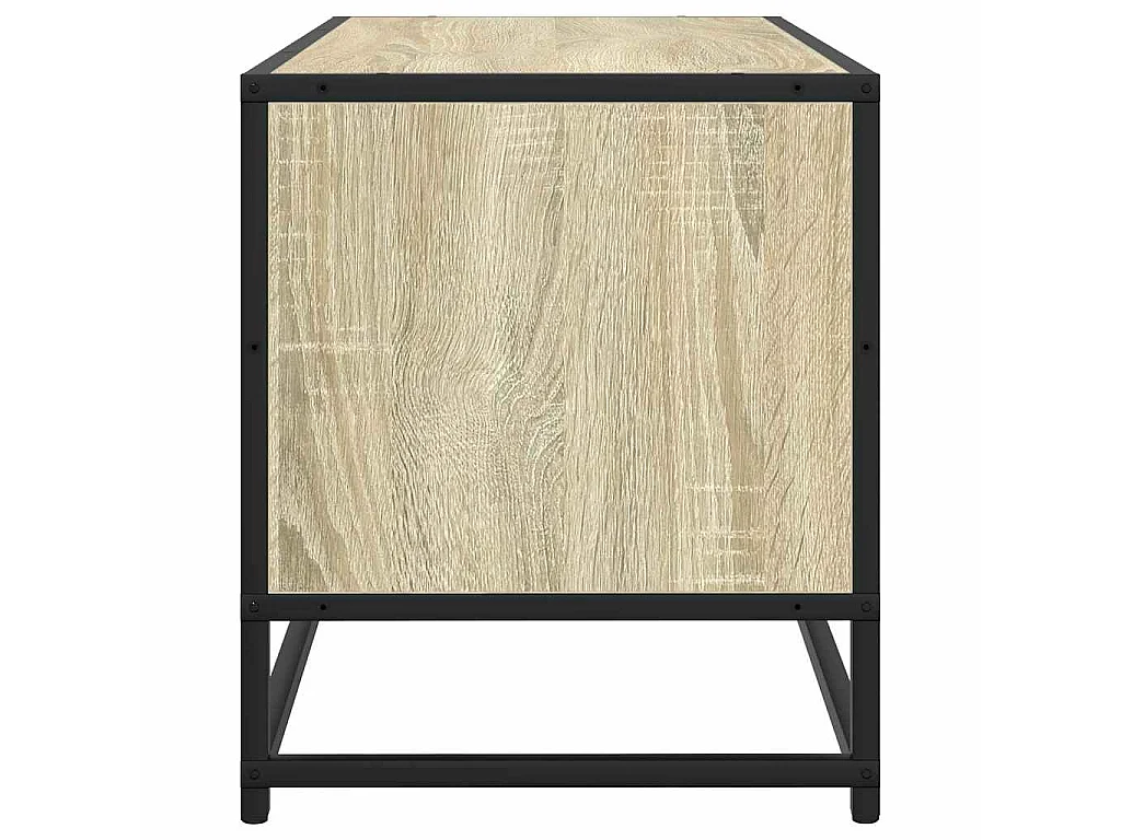 TV-Schrank Sonoma-Eiche 100x34,5x40 cm Holzwerkstoff und Metall
