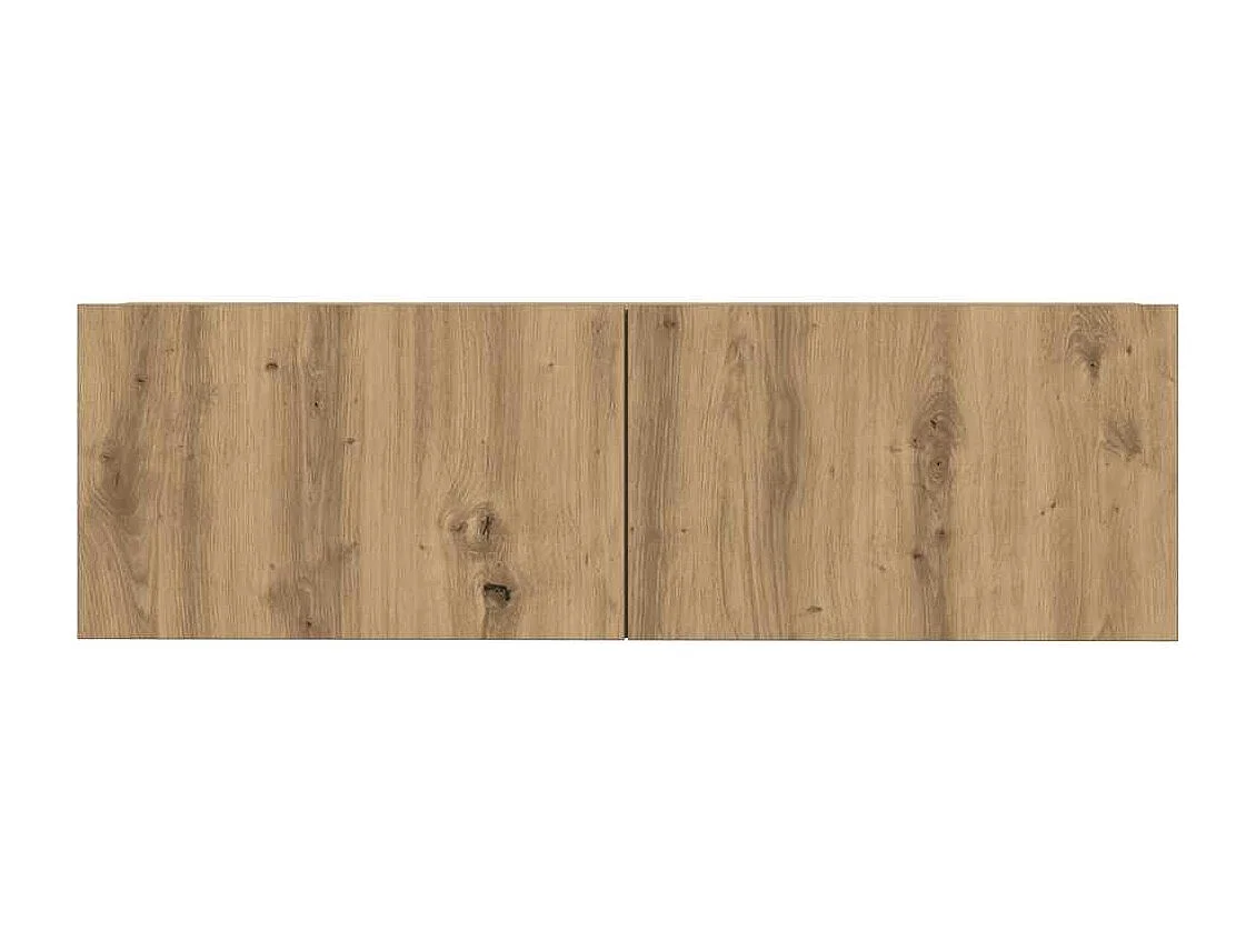 Ensemble de meuble TV mural 7 pcs chêne artisanal