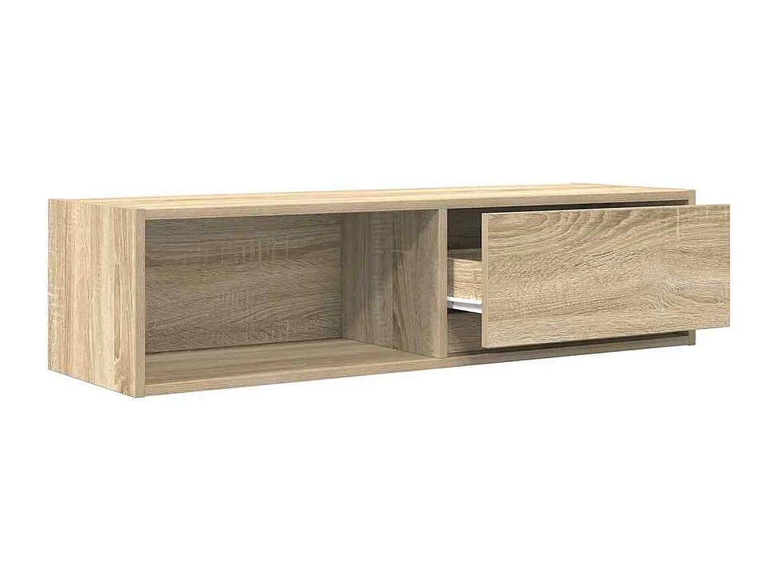 Meubles TV 2 pcs chêne sonoma 100x31x25,5 cm bois d'ingénierie