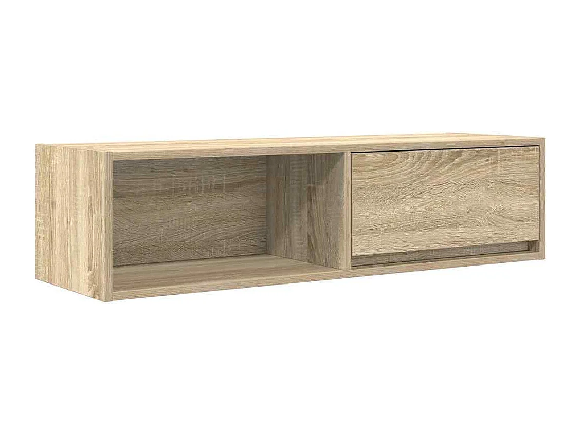 Meubles TV 2 pcs chêne sonoma 100x31x25,5 cm bois d'ingénierie