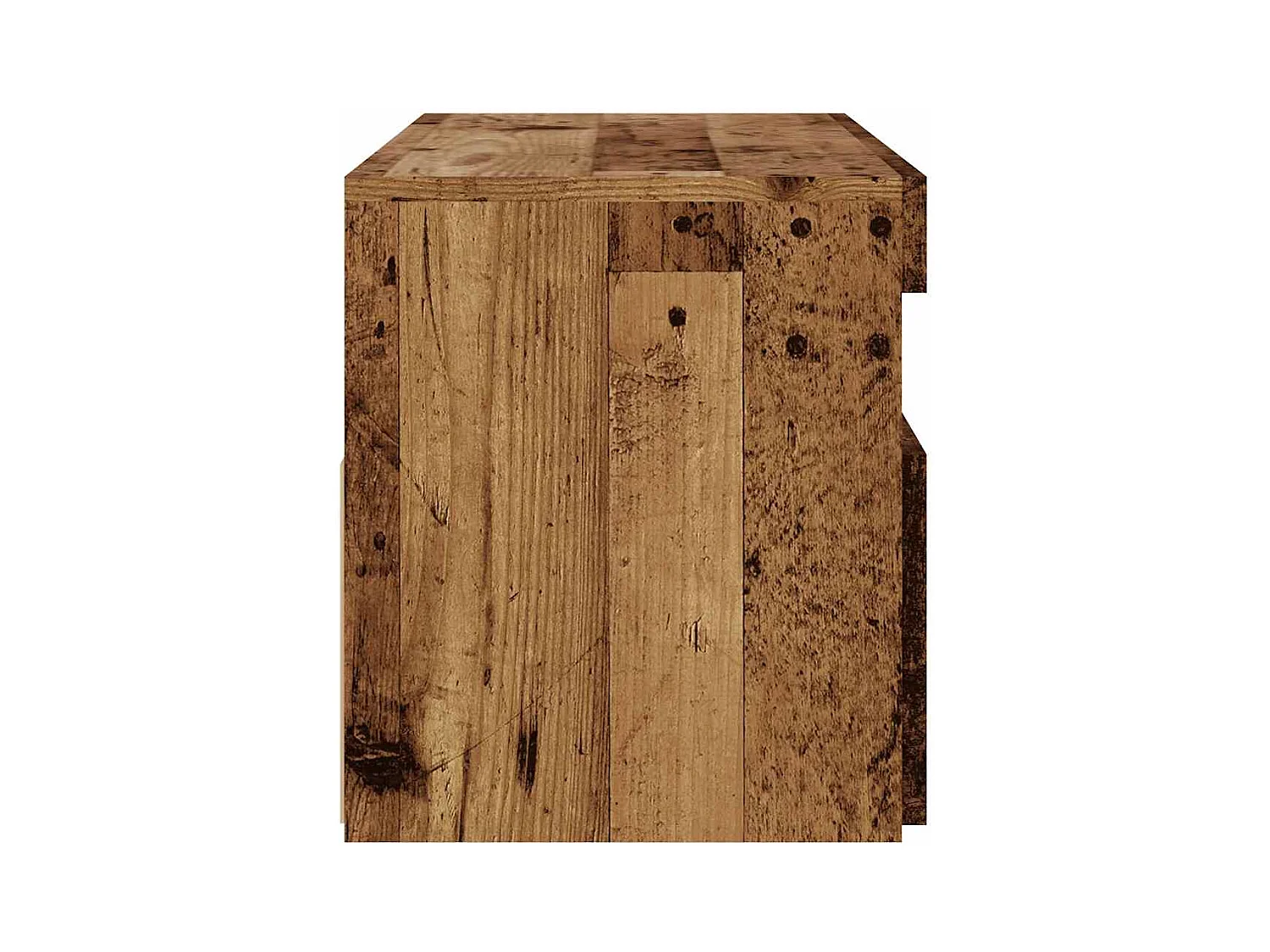 Mobile Porta TV con LED Legno Antico 90x35x40 cm Multistrato