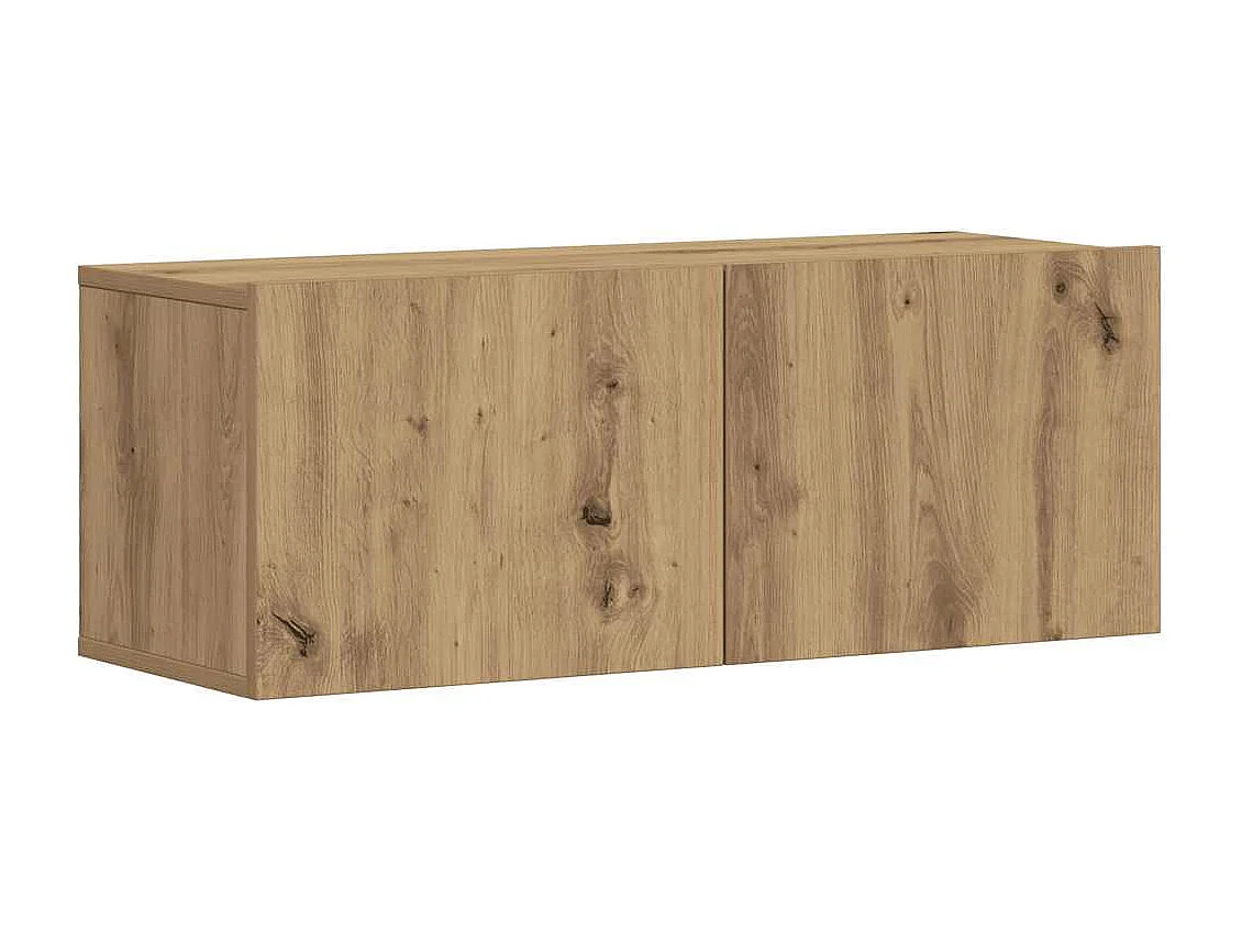 Meubles TV muraux 3 pcs chêne artisanal bois d'ingénierie