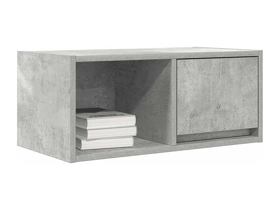 Meubles TV 2 pcs gris béton 60x31x25,5 cm bois d'ingénierie