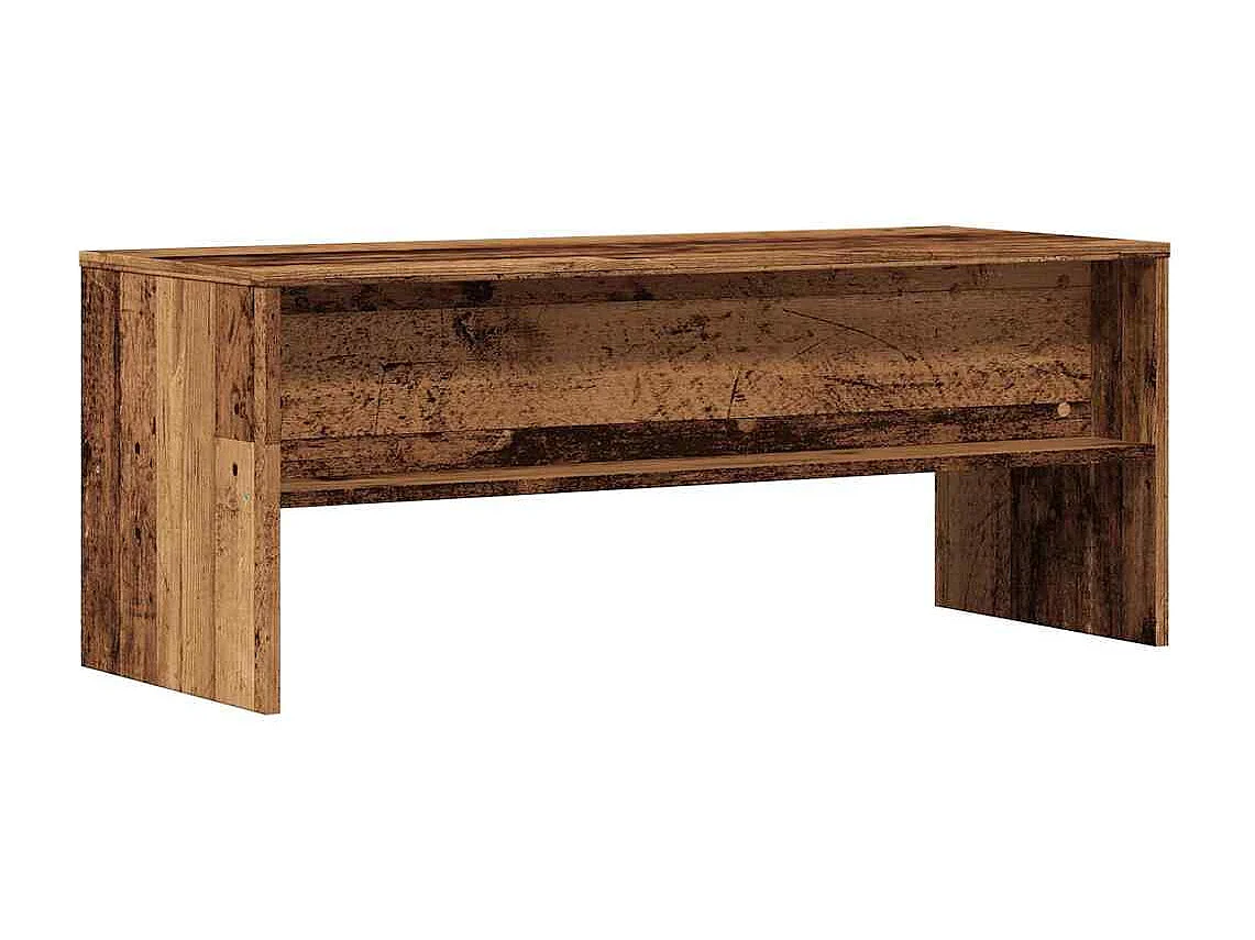 Meuble TV vieux bois 100x40x40 cm bois d'ingénierie