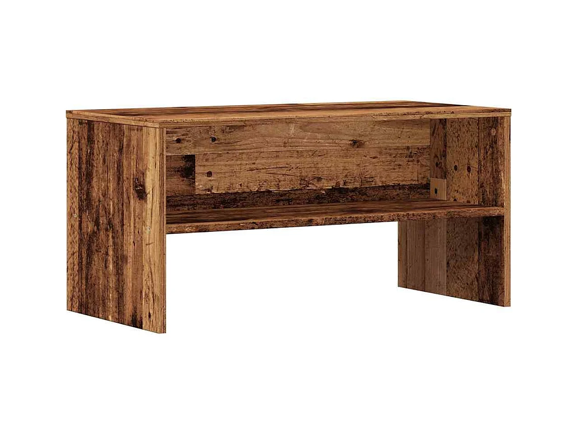 Tv-meubel 80x40x40 cm bewerkt hout oud houtkleurig