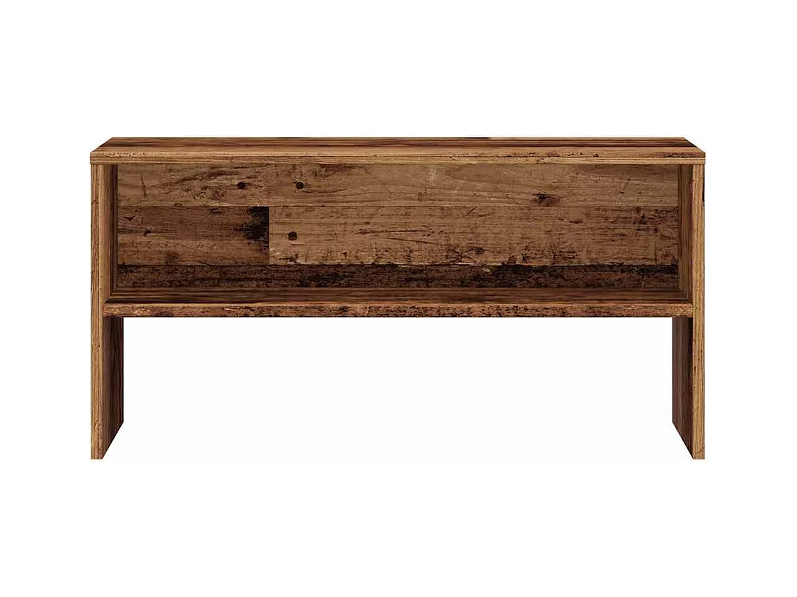 Tv-meubel 80x40x40 cm bewerkt hout oud houtkleurig