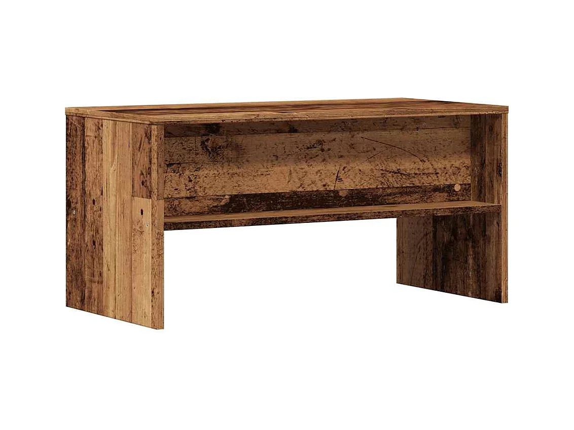 Tv-meubel 80x40x40 cm bewerkt hout oud houtkleurig