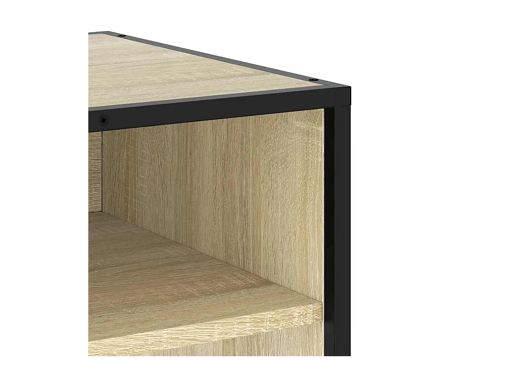 Meuble TV chêne sonoma 180,5x40x46 cm bois d'ingénierie