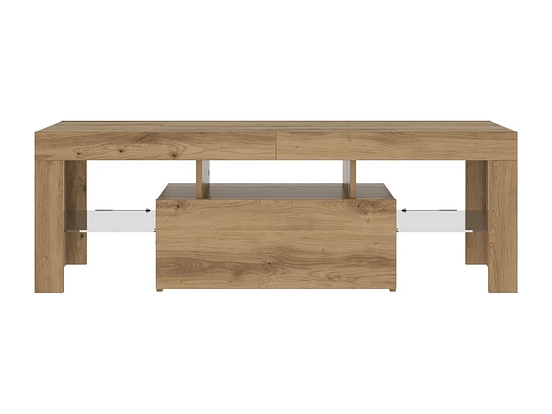 TV-Schrank mit LED Artisan-Eiche 120x36,5x40 cm Holzwerkstoff