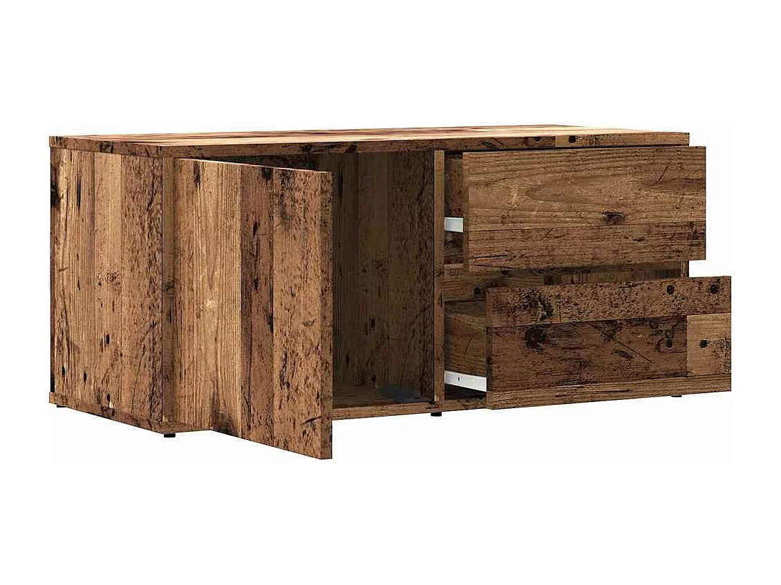 TV-Schrank Altholz-Optik 80x34x35,5 cm Holzwerkstoff