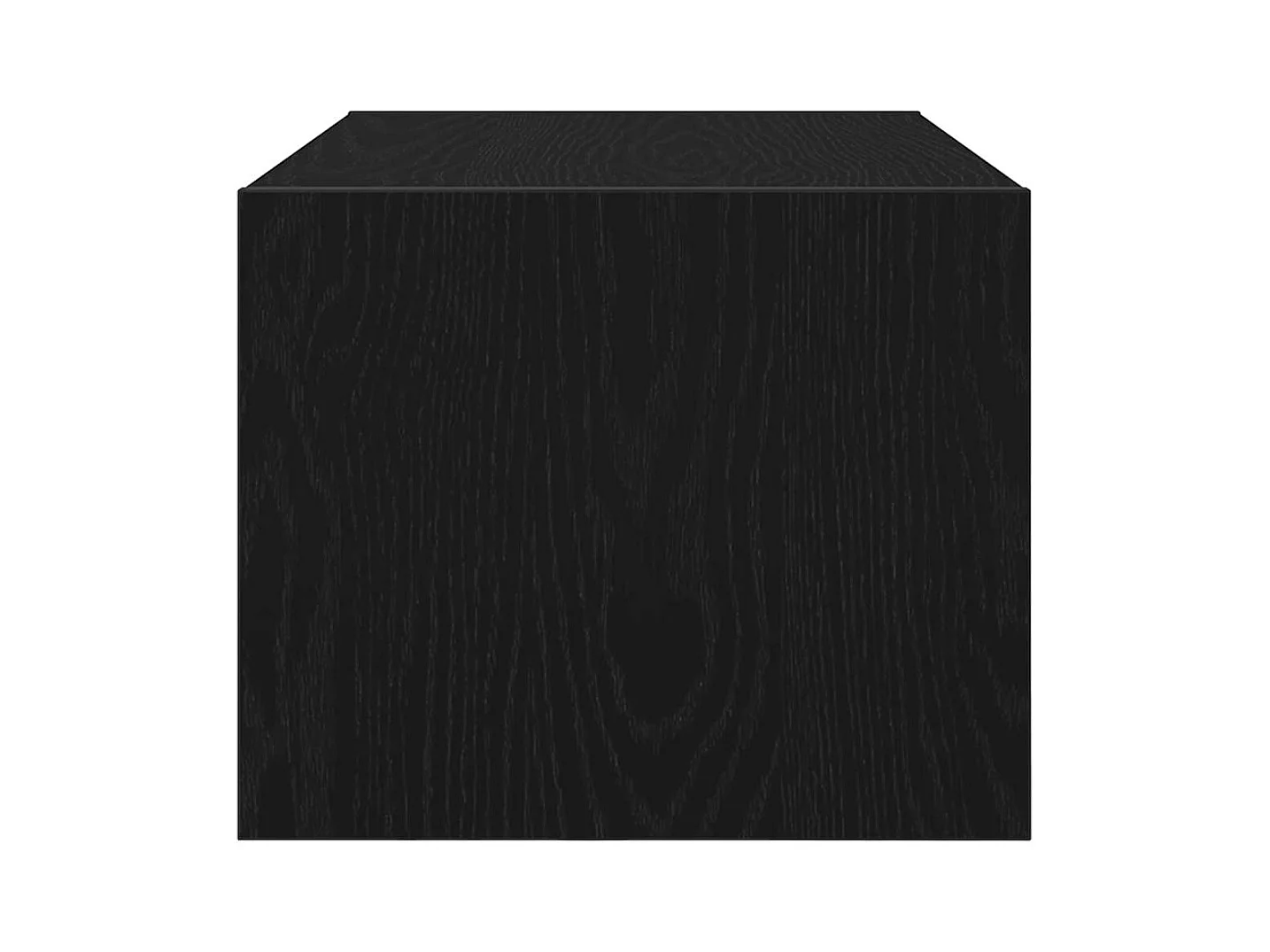 TV-Schrank Schwarz Eichen-Optik 60x31x25,5 cm Holzwerkstoff