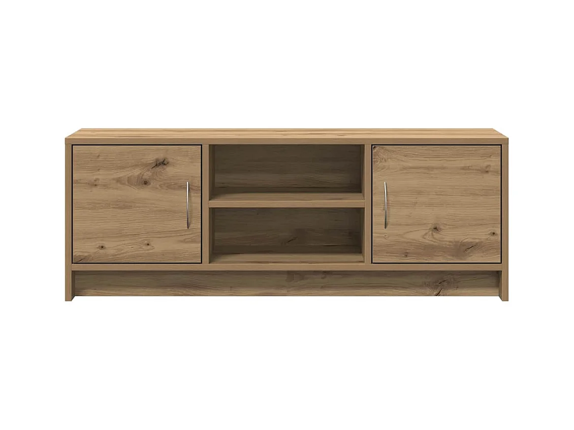 Mobile Porta TV Rovere Artigianale 102x30x37,5 cm Multistrato
