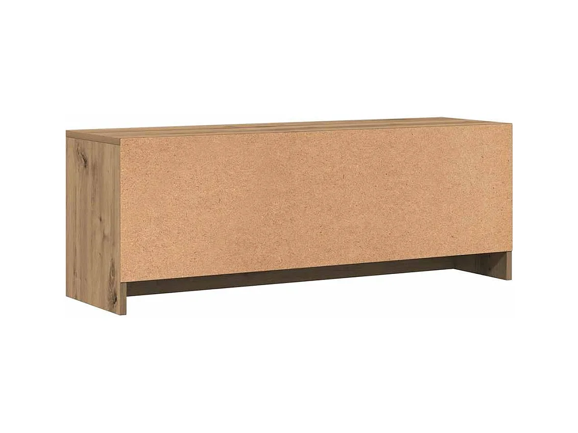 Mobile Porta TV Rovere Artigianale 102x30x37,5 cm Multistrato