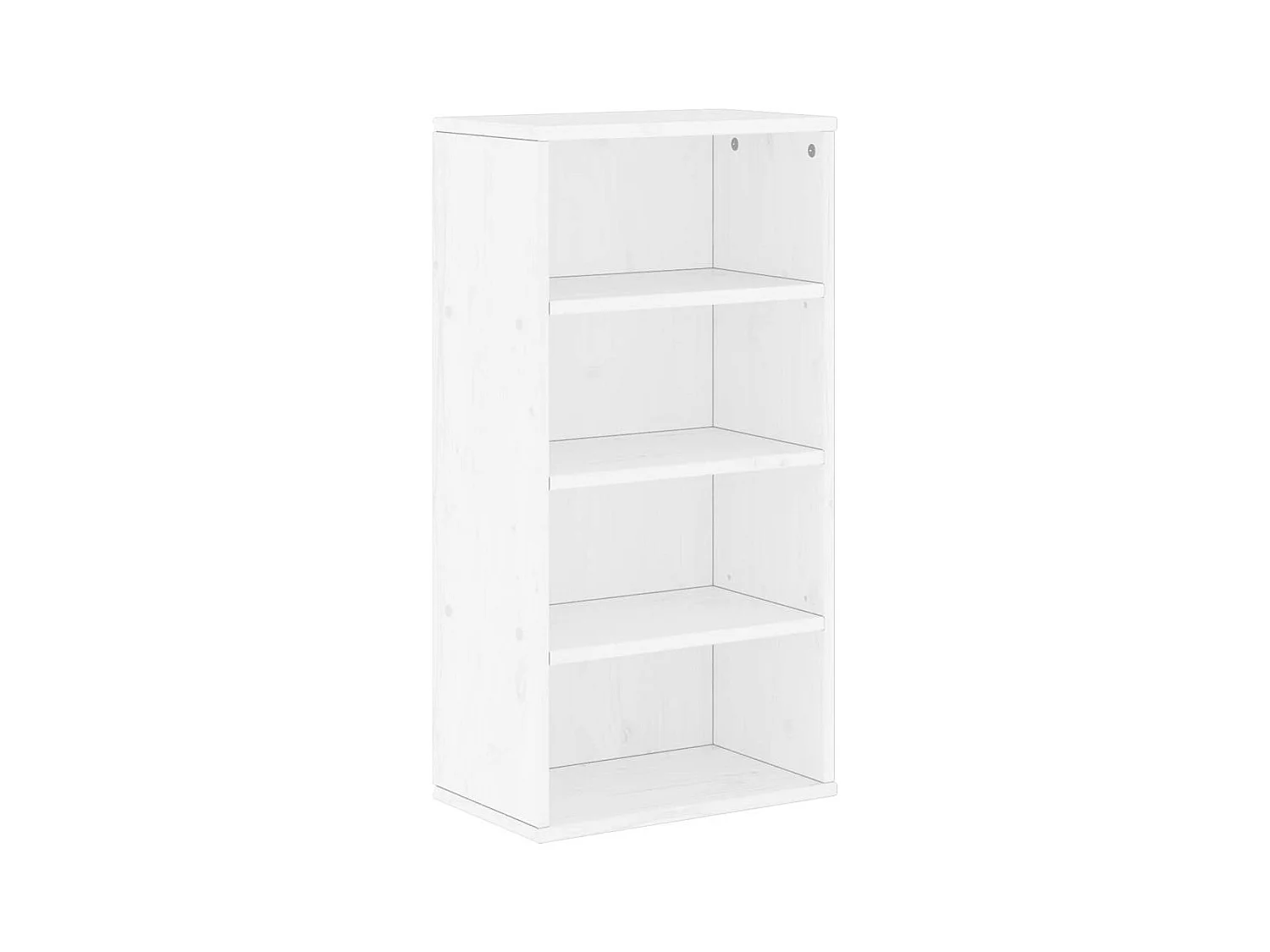 Muebles de TV 5 uds. con almacenaje "ODDA" blanco madera pino