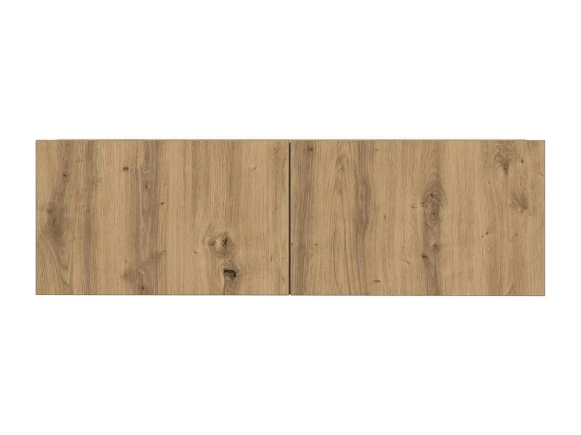 Conjunto de armário de TV 7 peças montado na parede