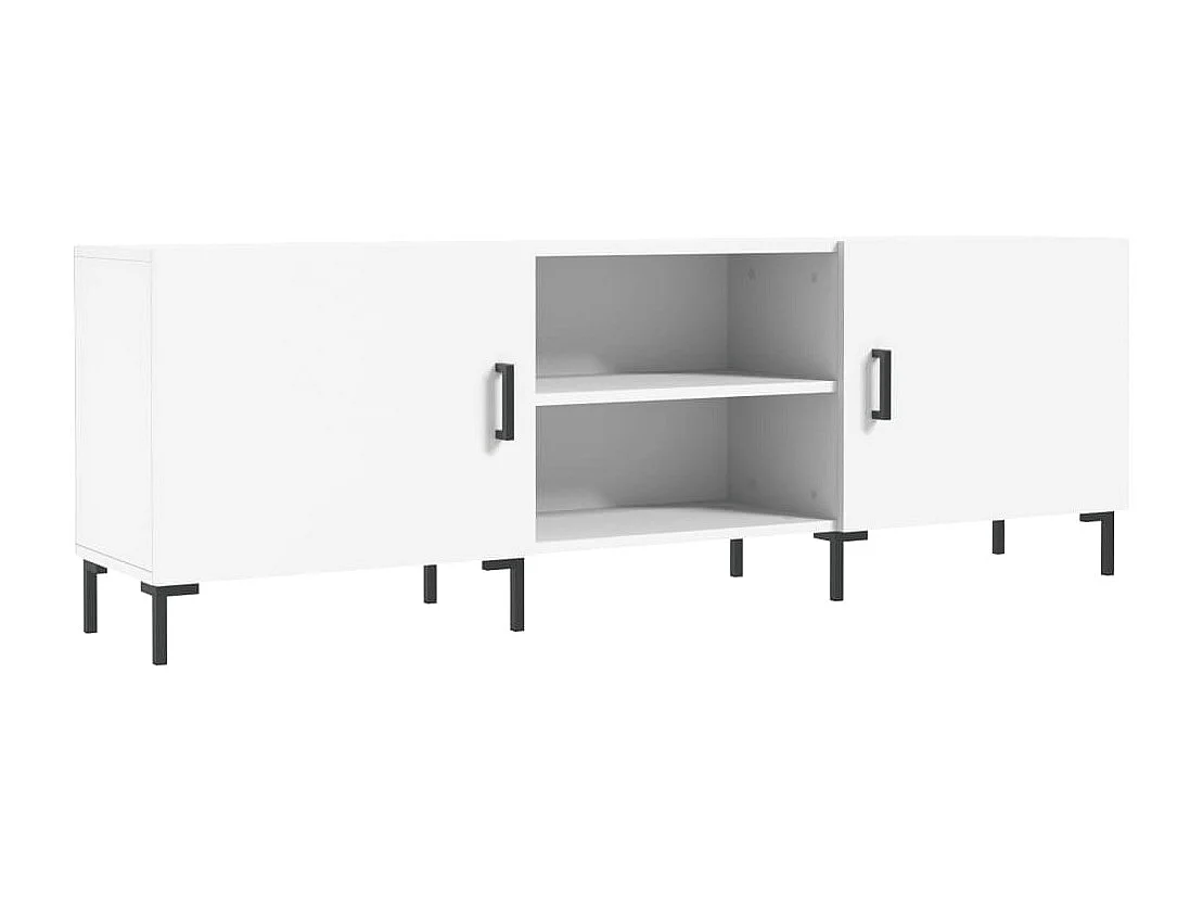 TV-Schrank Weiß 150x30x50 cm Holzwerkstoff