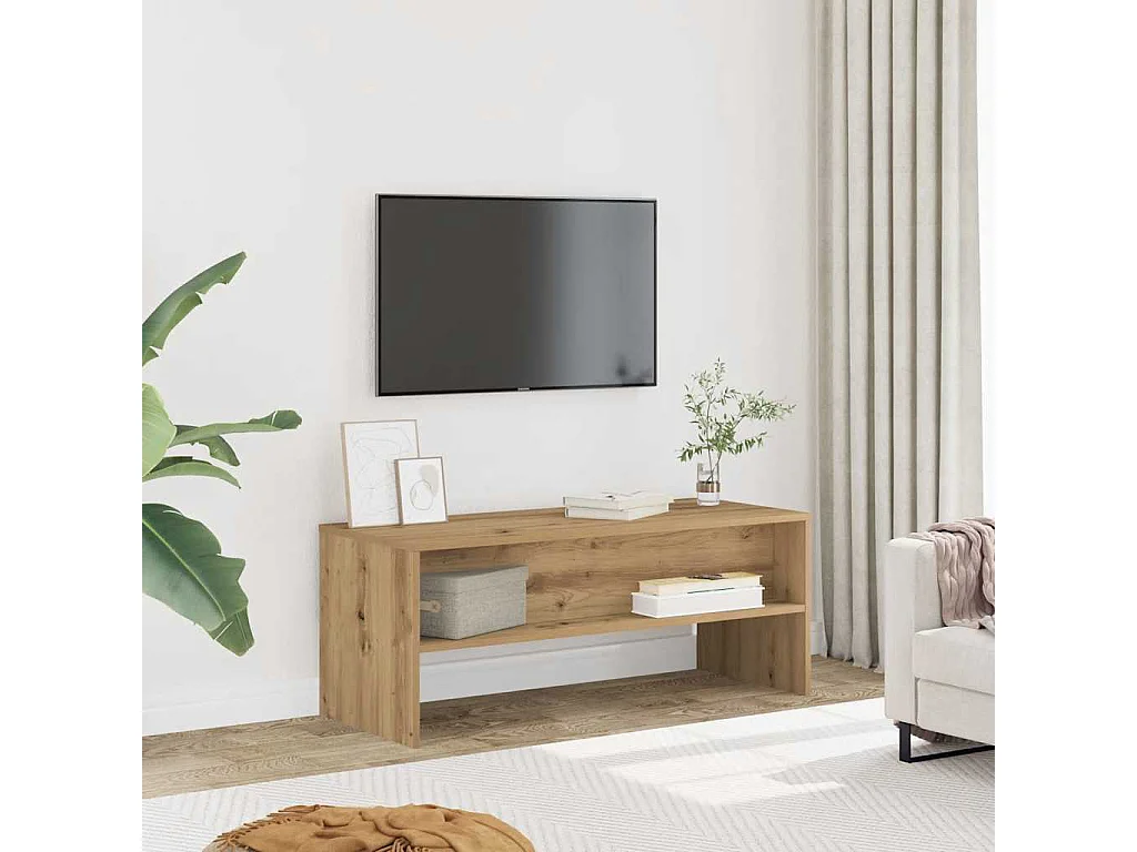 TV-Regal Artisan-Eiche 100x40x40 cm Holzwerkstoff