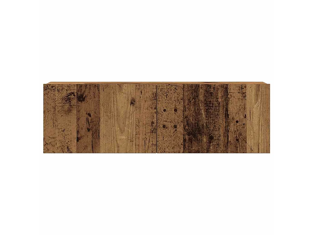Meubles TV muraux 4 pcs vieux bois bois d'ingénierie