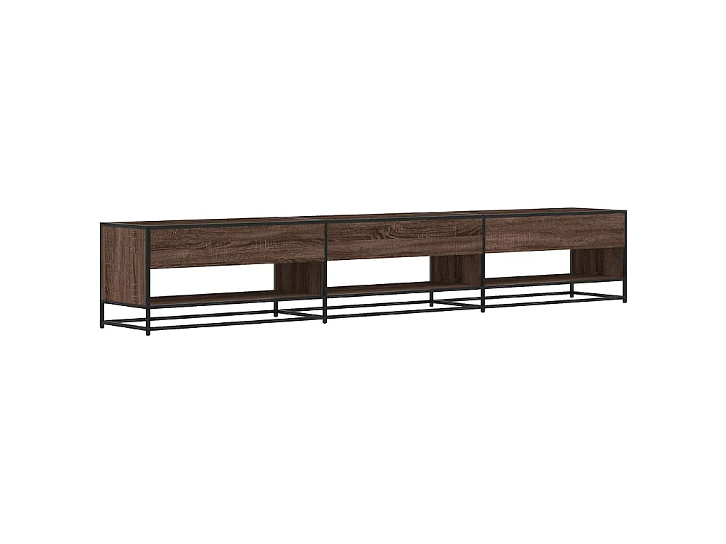 Mobile TV Rovere Marrone 270x40x46 cm in Truciolato