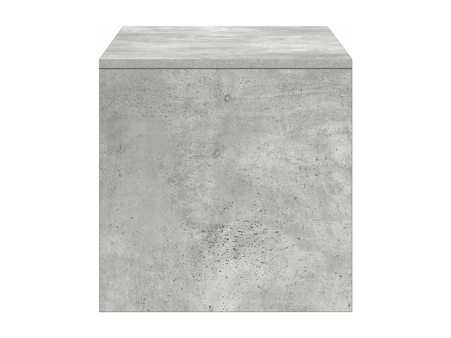 Meuble TV Gris béton 100 x 40 x 40 cm Aggloméré