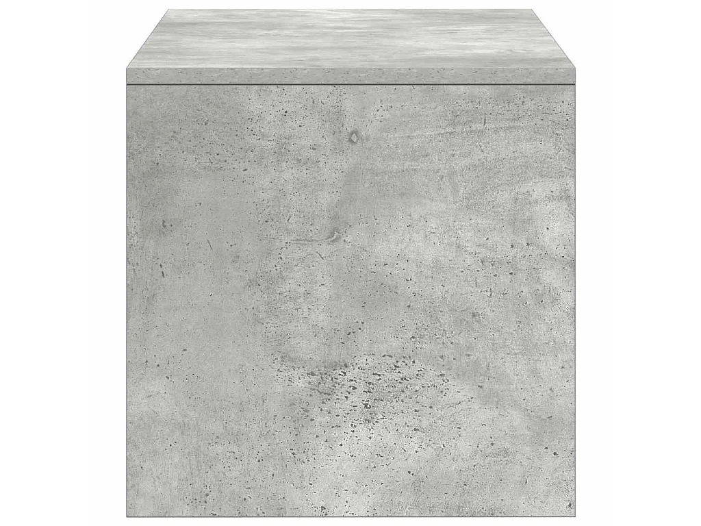 Meuble TV Gris béton 100 x 40 x 40 cm Aggloméré