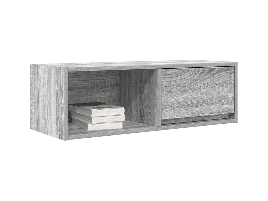 Meubles TV 2 pcs sonoma gris 80x31x25,5 cm bois d'ingénierie