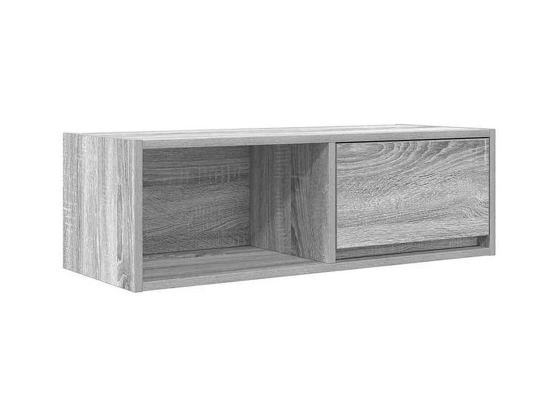 Meubles TV 2 pcs sonoma gris 80x31x25,5 cm bois d'ingénierie