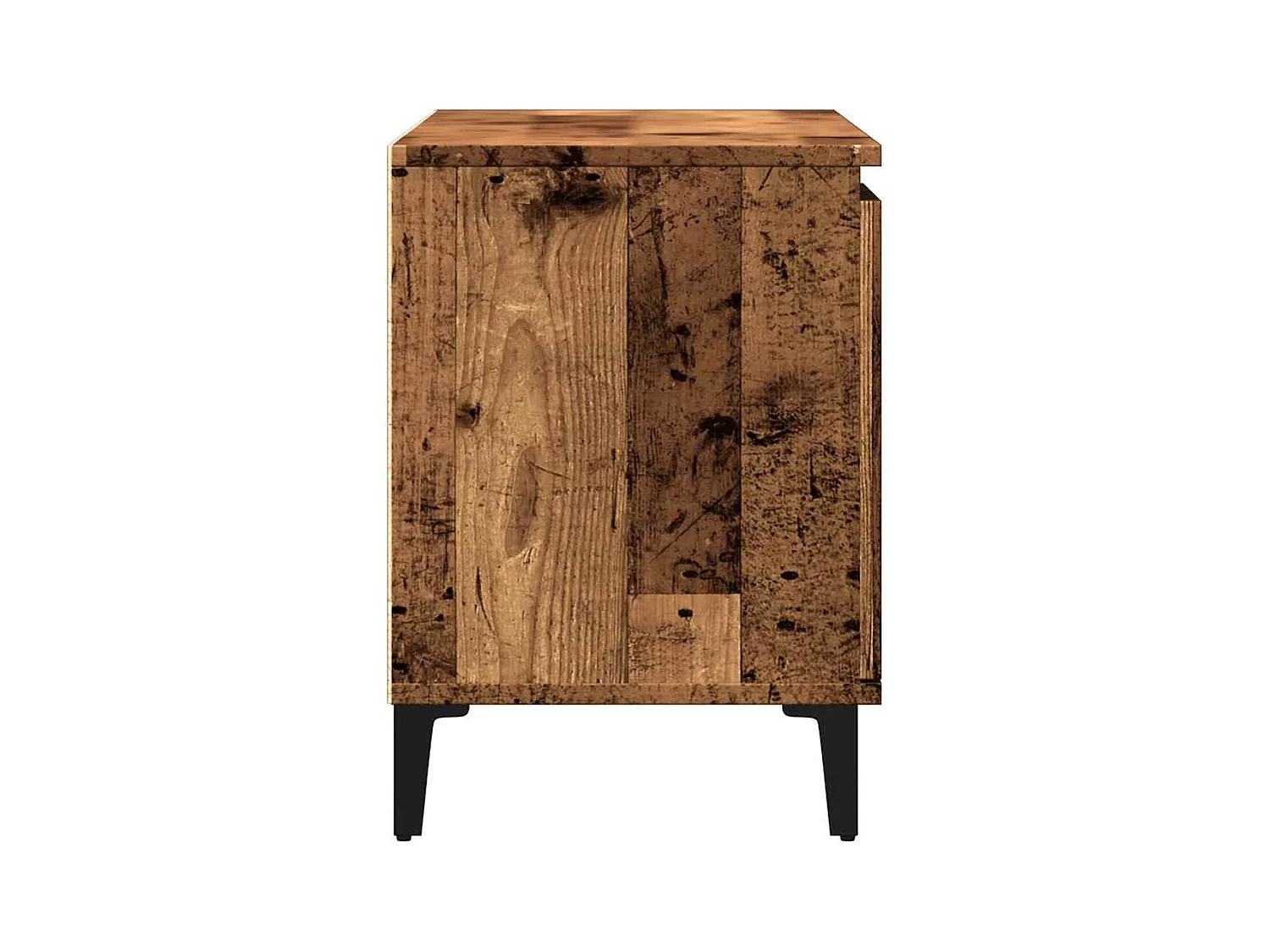 Tv-meubel 102x35x50 cm bewerkt hout oud houtkleurig