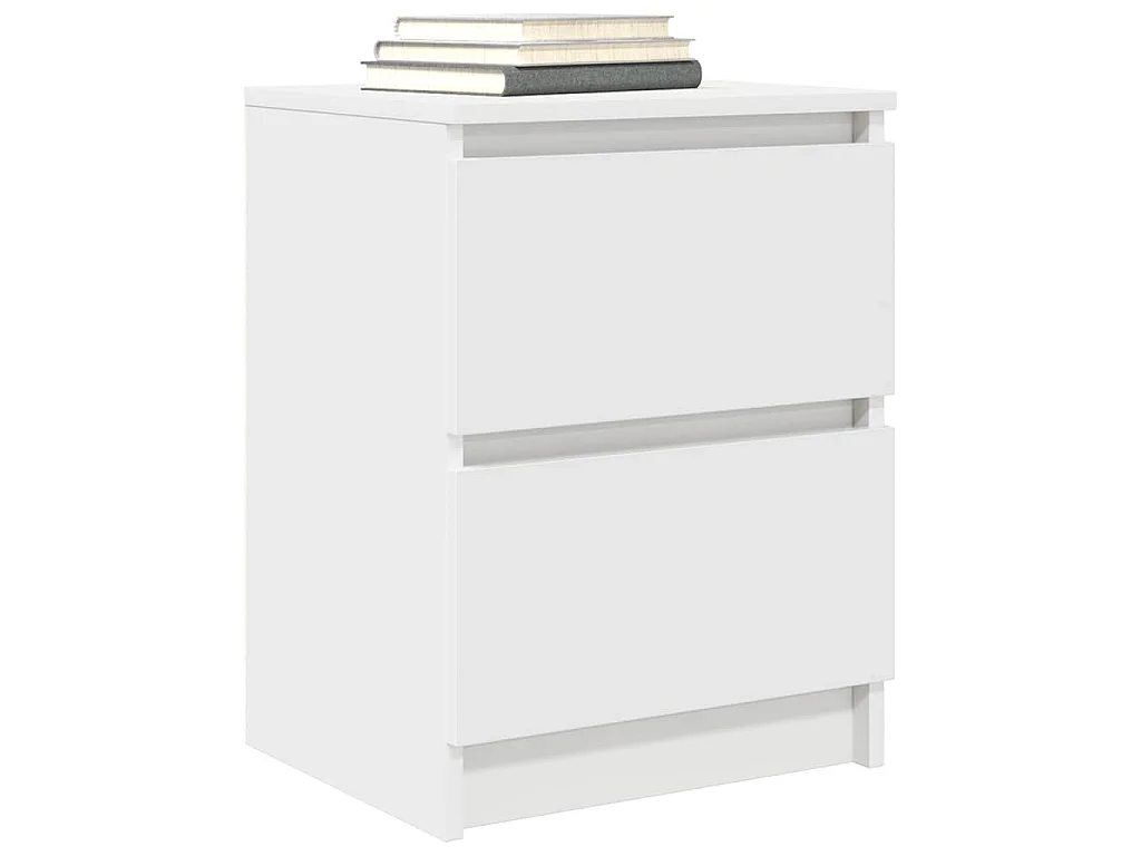 Meuble TV blanc 40x35x54 cm bois d'ingénierie
