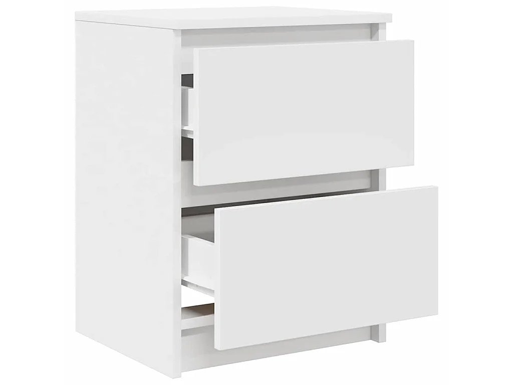 Meuble TV blanc 40x35x54 cm bois d'ingénierie