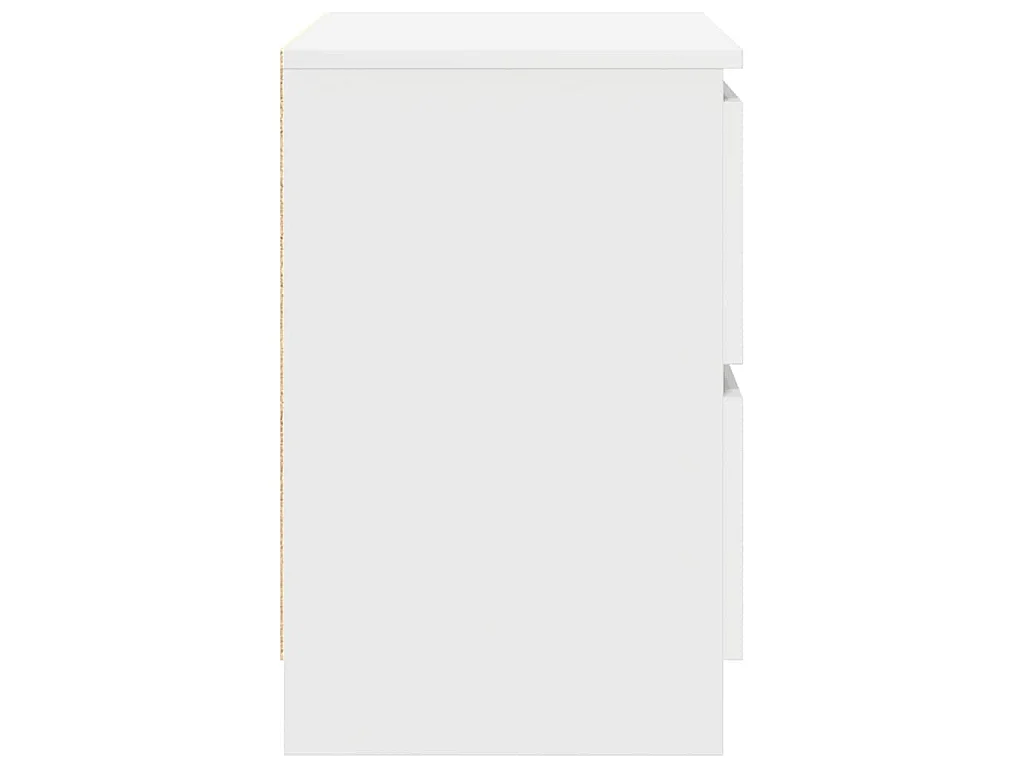 Meuble TV blanc 40x35x54 cm bois d'ingénierie