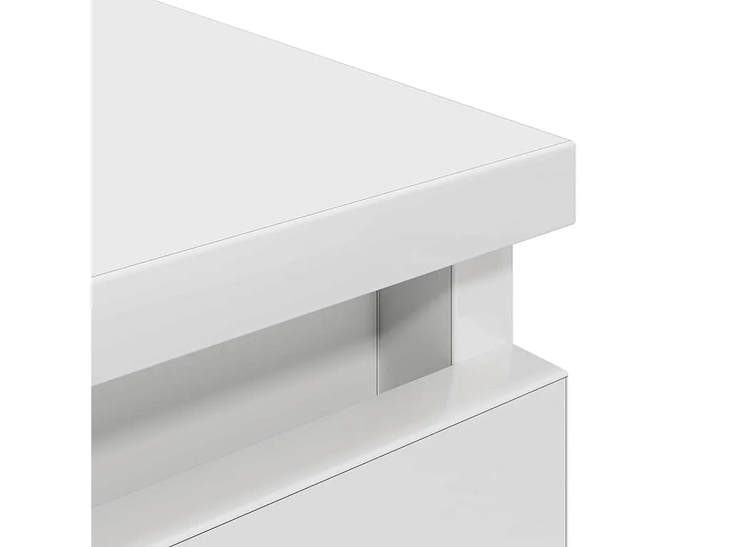 Meuble TV blanc 40x35x54 cm bois d'ingénierie